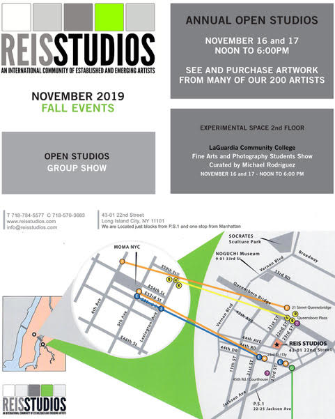 Fall Open Studios 2019 November 16-17 Noon to 6pm